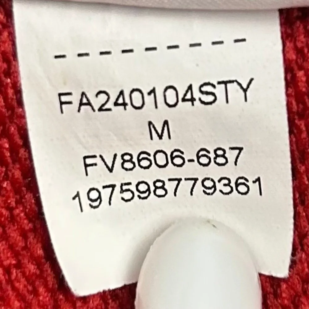 Jordan Sport Crossover Hoodie Mens M Red Dri-FIT Jumpman Pullover Cotton Blend